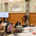 Executive Director Kathy Errington speaks at Helen Clark Foundation policy roundtable